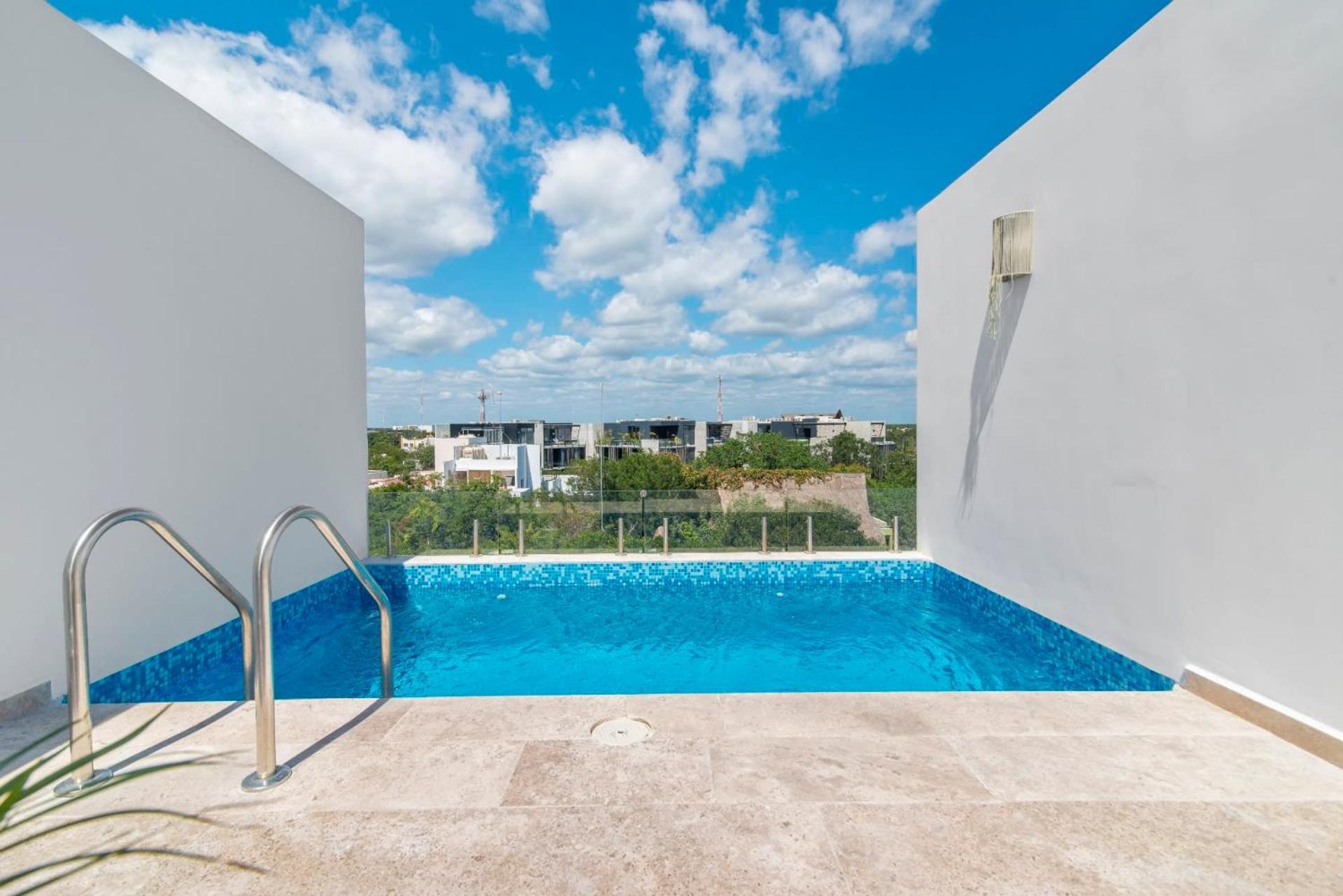 Apartamento Serenity In The Sky - Studio With Rooftop And Plunge Pool Tulum Exterior foto